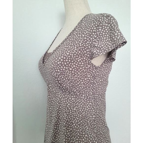 Marilyn Monroe Polka Dot Babydoll Top Size S Brown Coquette Romantic Dainty Lace - Picture 3 of 5